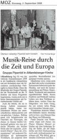 Presse zum Konzert in Altlandsberg