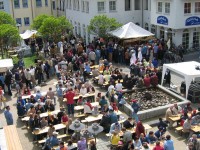 und wieder ein historisches Dorffest in Eggersdorf 2005 - Sonnenschein und rappelvoll