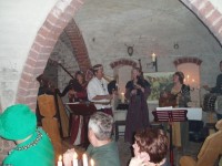 11. August 2007: Mittelalterliches Gelage im Keller - Dom zu Havelberg 