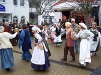 Historisches Dorffest in Eggersdorf 2008: wieder kalt